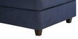 Laura Fabric LHS Sectional Sofa in Navy Blue Colour