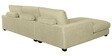 Laura RHS Sectional Sofa (3 + Lounger) in Beige Colour