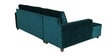 Laura Velvet RHS Sectional Sofa in Teal Blue Colour
