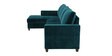 Laura Velvet RHS Sectional Sofa in Teal Blue Colour