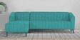 Laurel Fabric RHS Sectional Sofa In Aqua Blue Colour