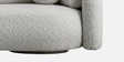 Lavish Lounge Velvet Fabric 3 Seater Sofa In White Colour