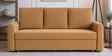 Lavista 3 Seater Sofa Cum Bed With Pull-Out Mechanism In Brown Colour