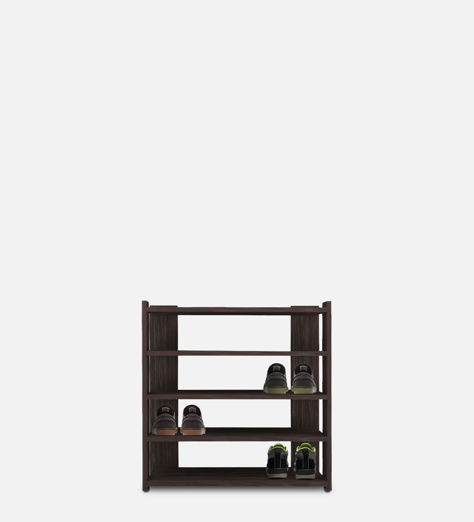 Buy Lace Open Shoe Rack in African Oak Finish at 5% OFF by Spacex ...