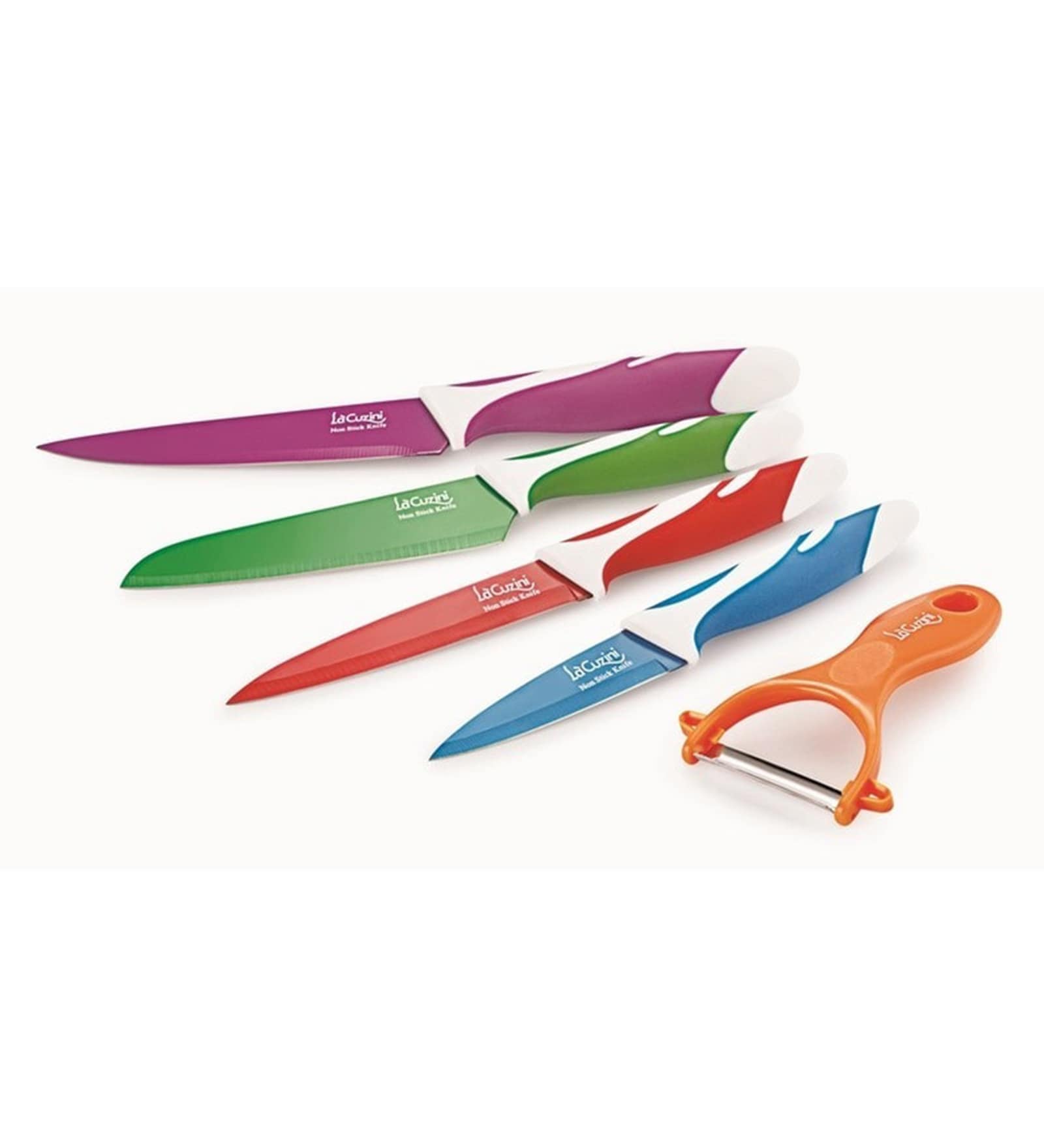 Buy Stainless Steel Knives Set of 5 By Lacuzini Online Discontinued