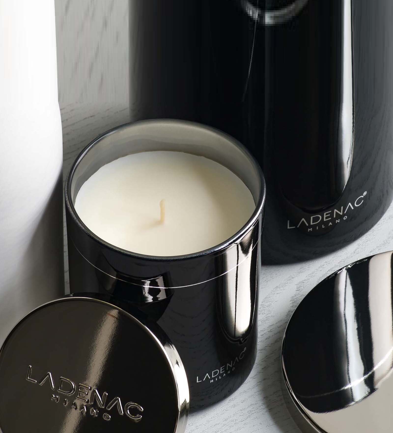 Ladenac Black Wax Candle