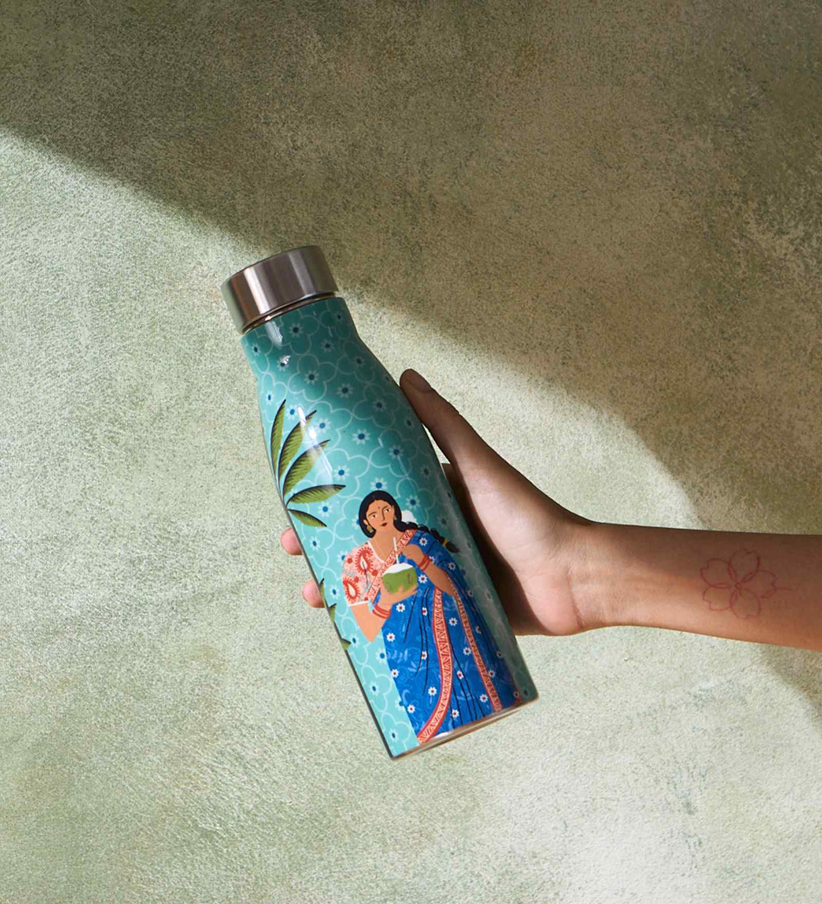 Lady Chettiar Steel Sipper