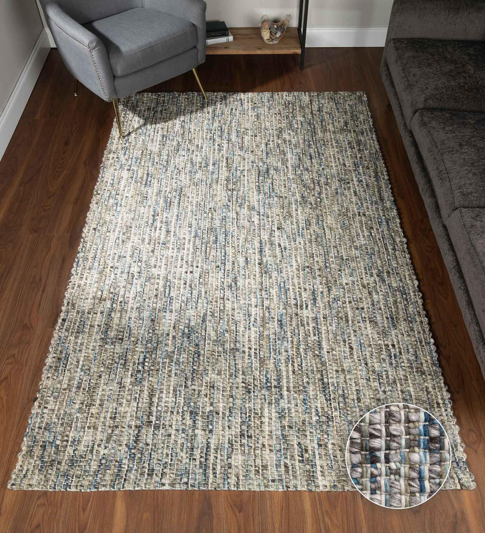 Lakeview Wool Abstract 12' x 9' Hand Woven Carpet