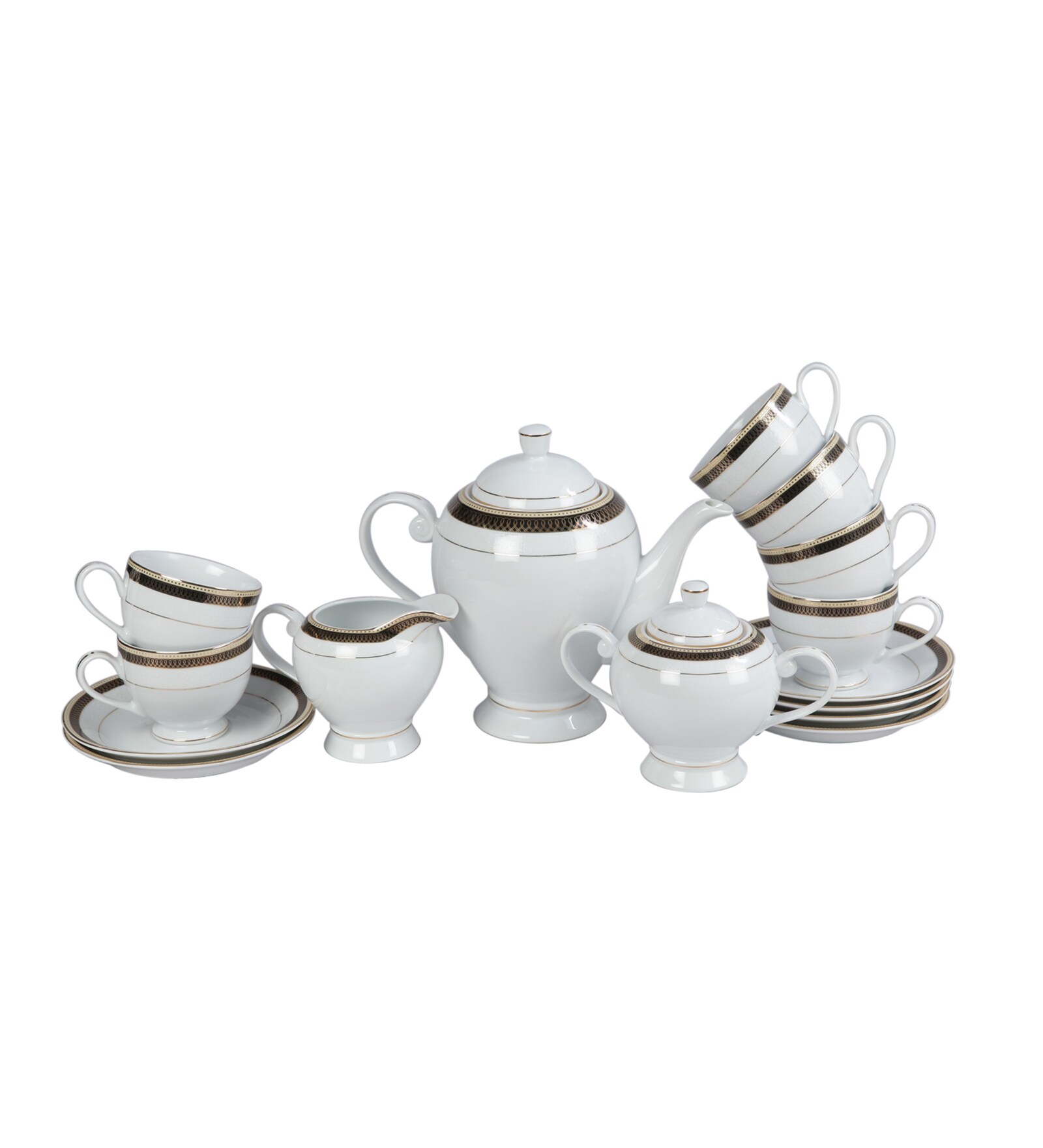 Buy Lakline Porcelain Tea Set Set of 15 Online Teapots TEST 1