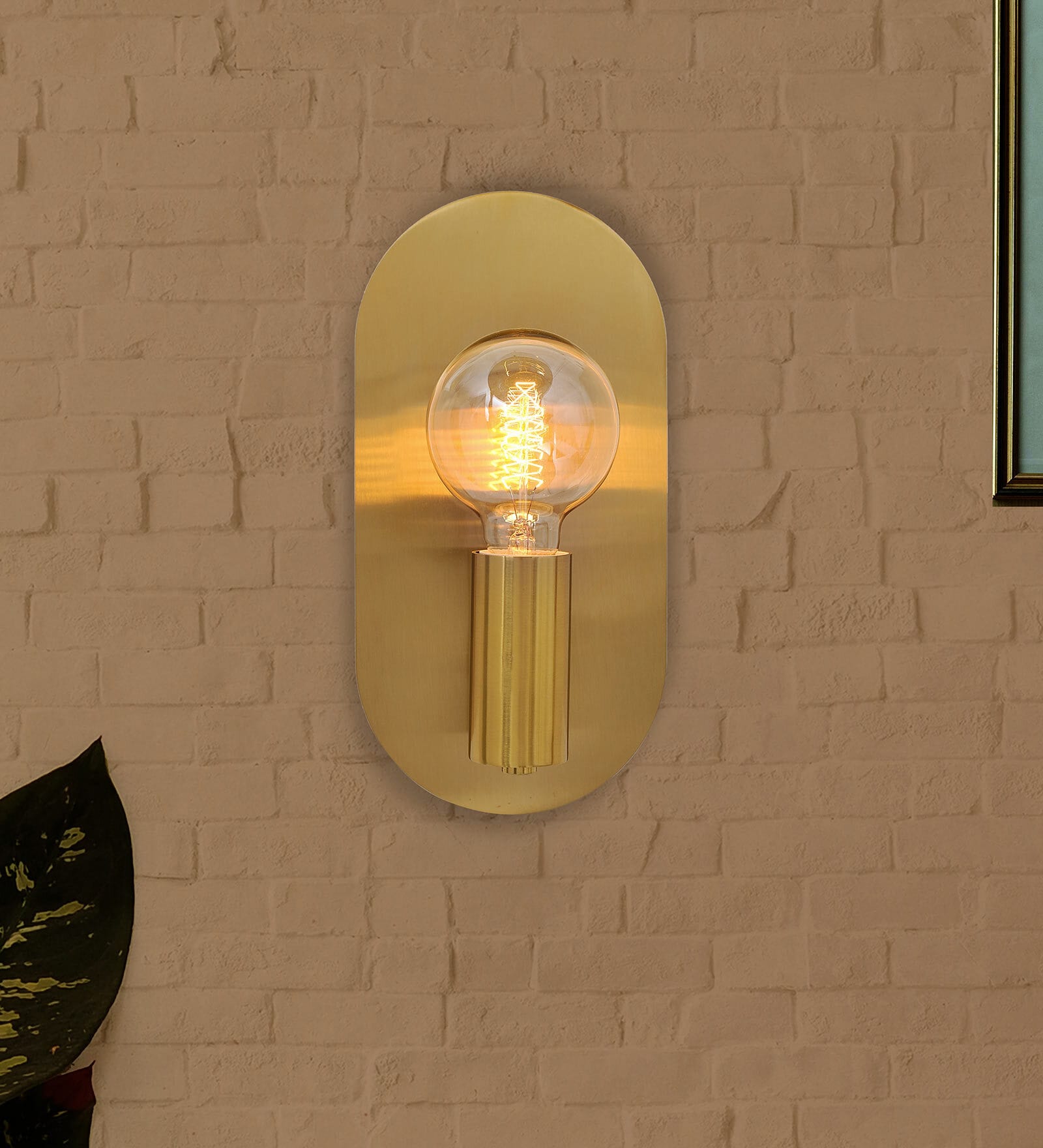 Fashionable Metal Novelty Wall Light (Gold)