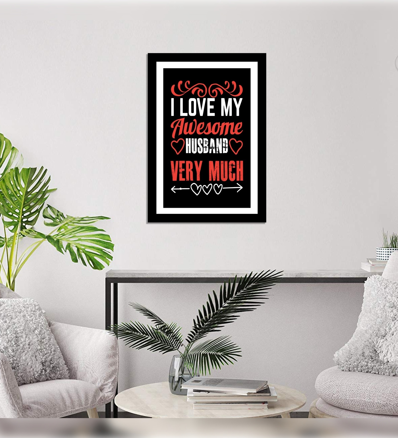 Laminated Valentine Quotes I Love My House With Frame