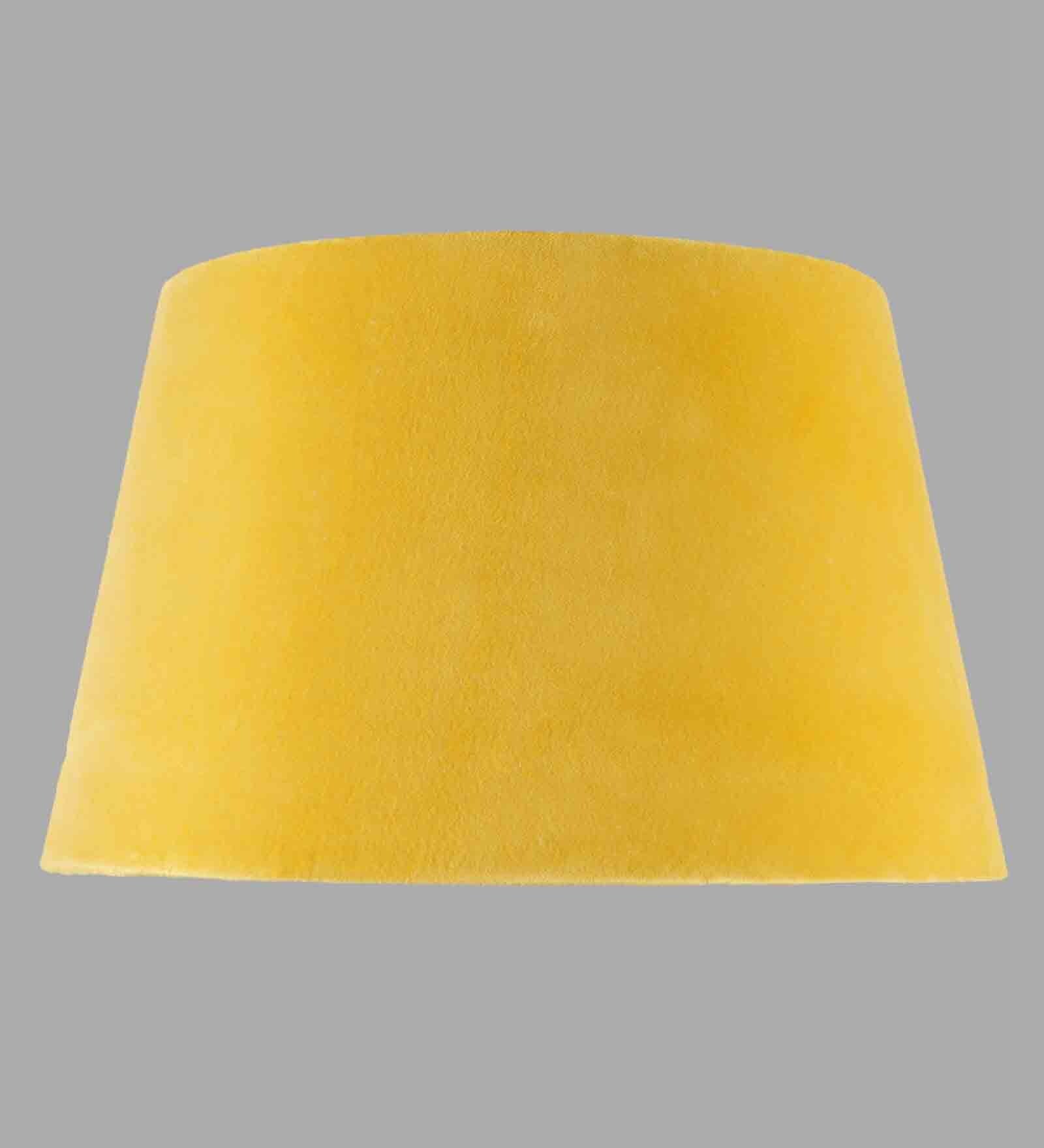 Lampost Yellow Velvet Solid Lampshade