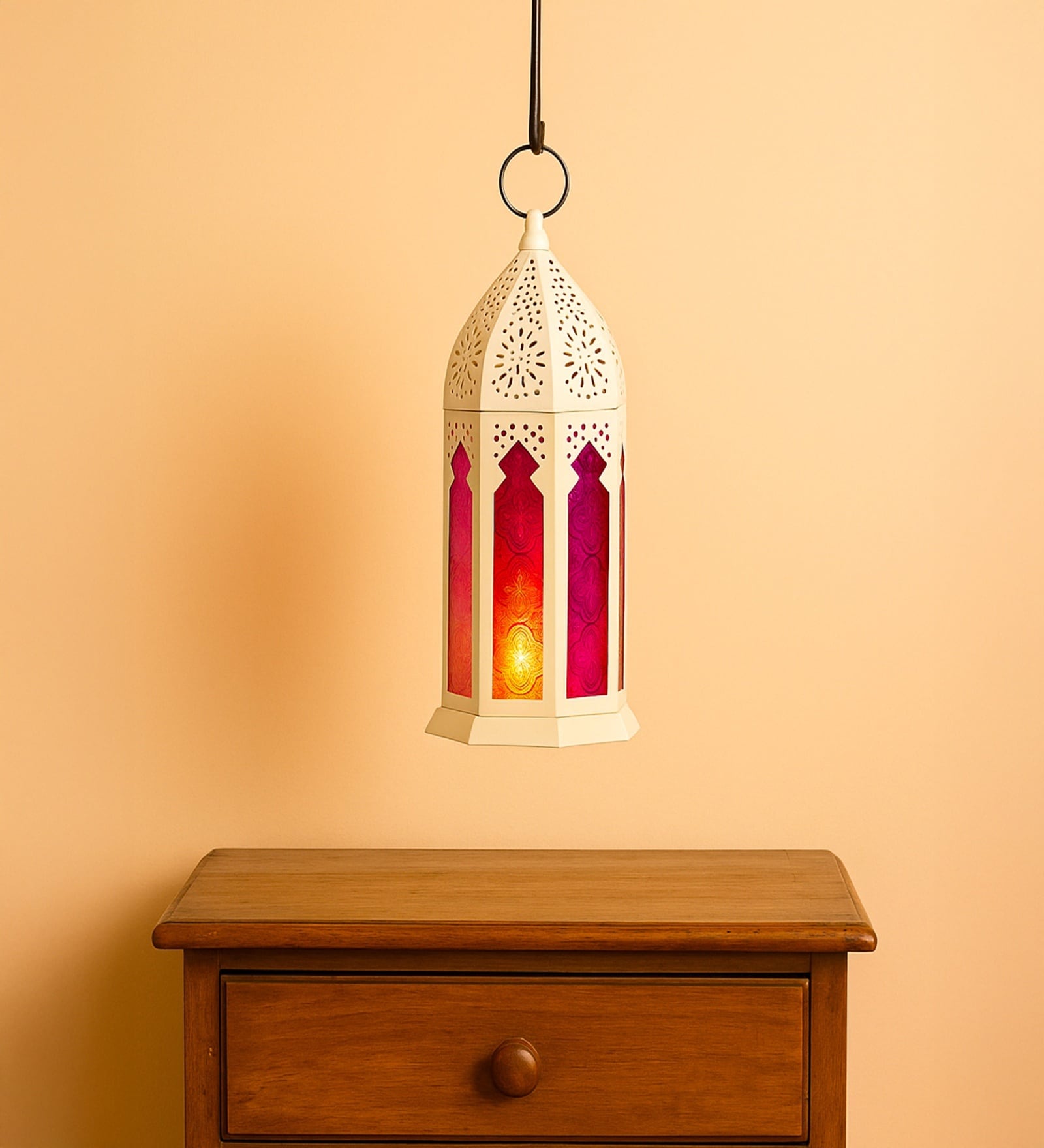 Golden Decorative Metal Lantern