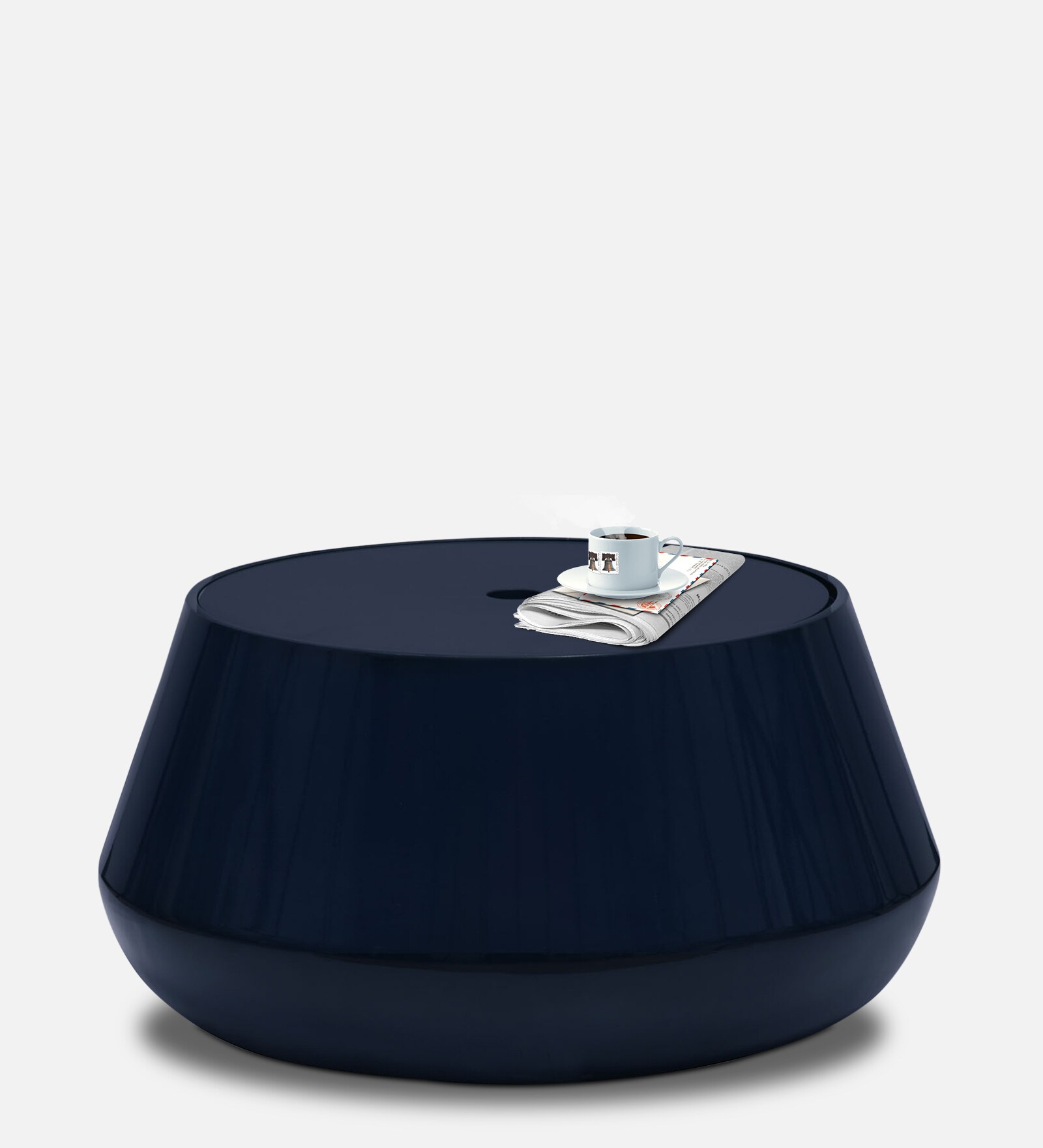 Lapis Coffee Table with Storage in Blue Colour