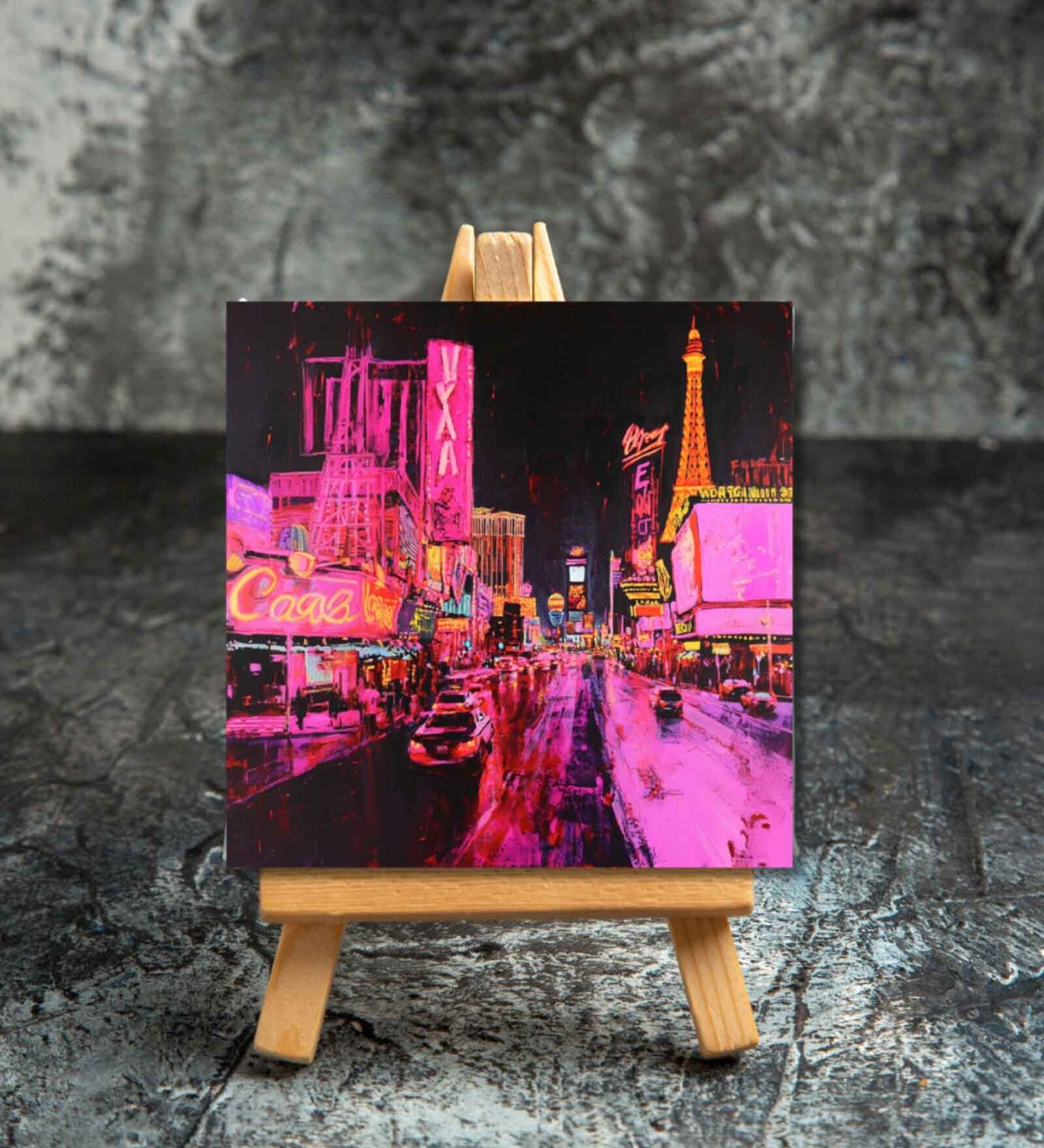 Las Vegas Mini Canvas Frame