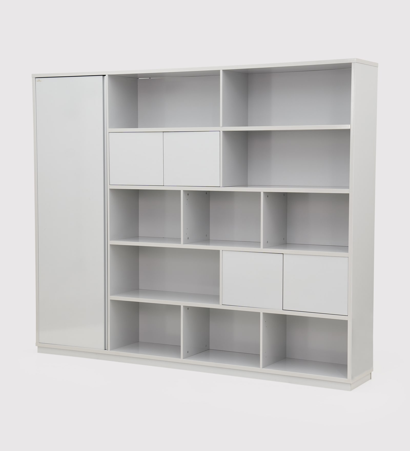 Latina Bookshelf in White Glossy Finish