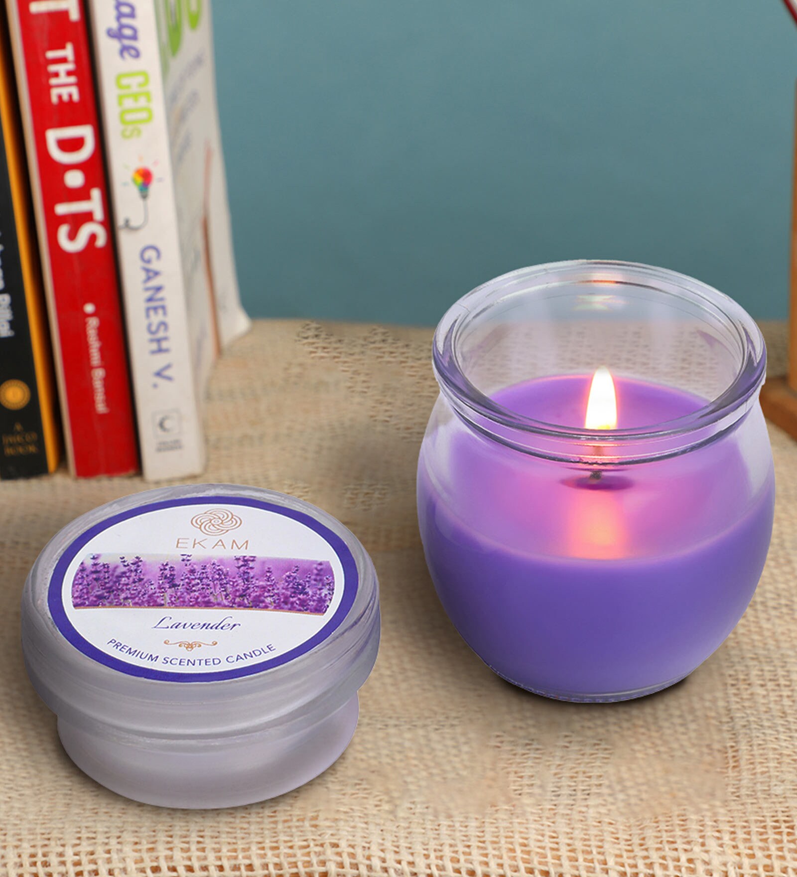 Buy Lavender Aroma Set of 12 Scented Candles by EKAM at 58 OFF by EKAM
