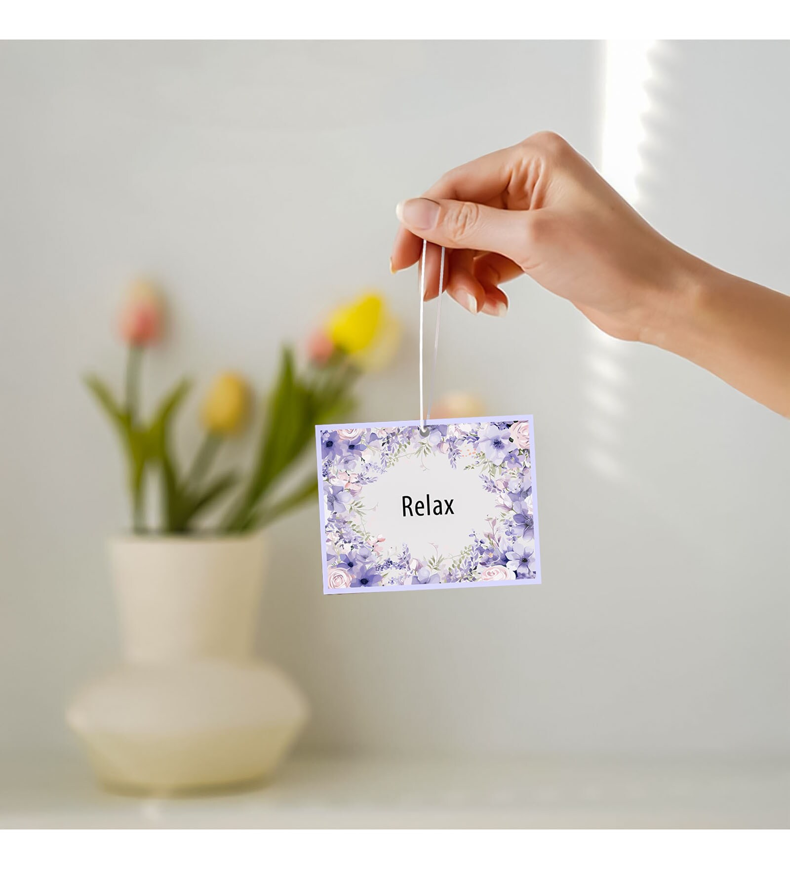 Lavender Paper Paper Hangng Sachet (Purple)