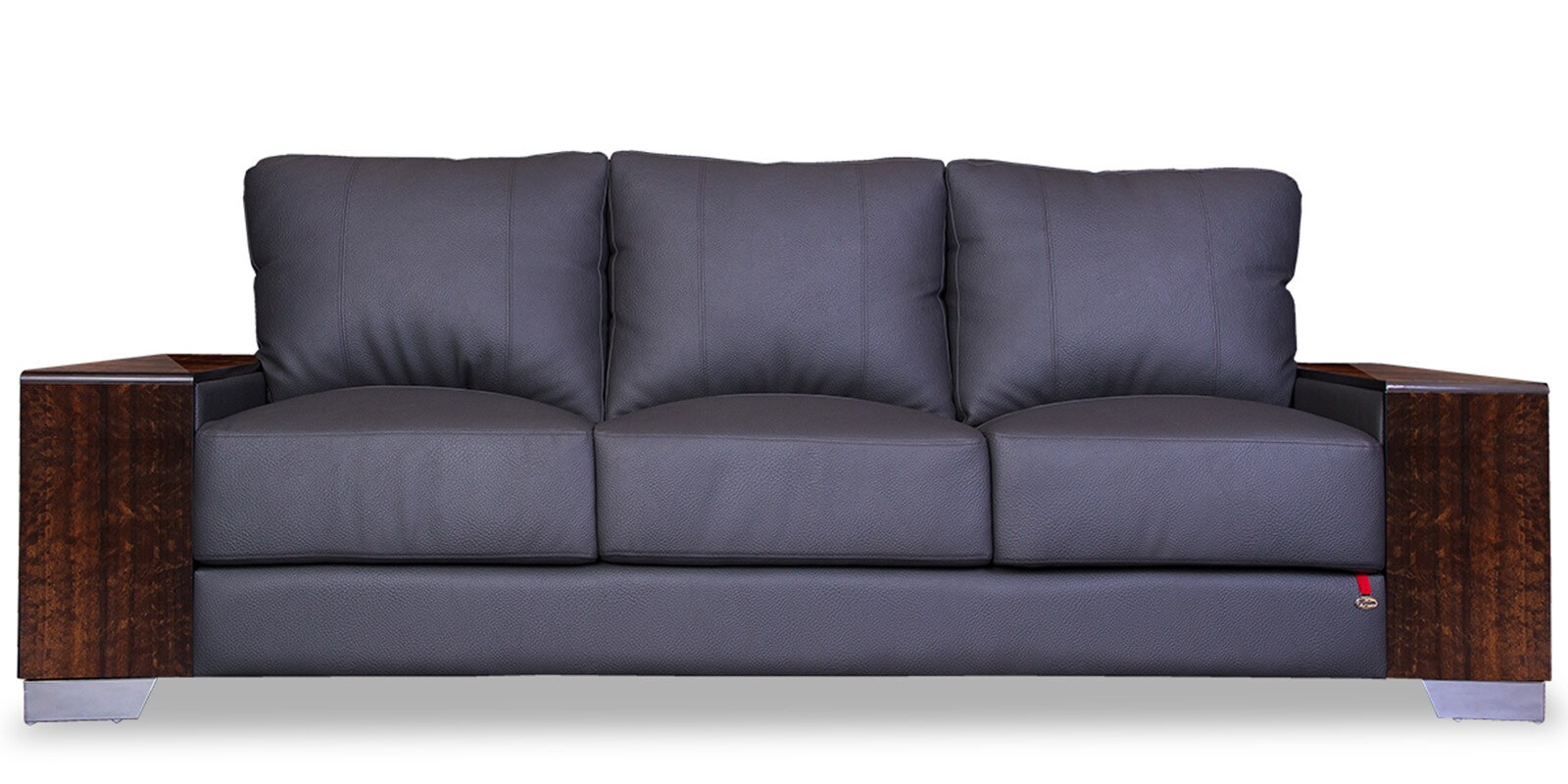 Buy Laredo Three Seater Sofa in Grey Colour by Durian Online 3 Seater
