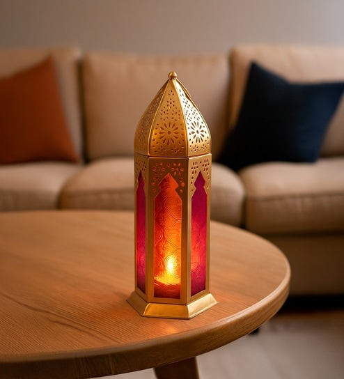 market 99 Golden Decorative Grey Lantern-picture-13