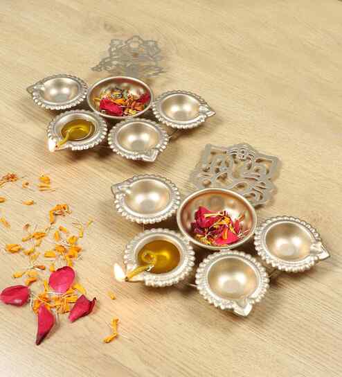 Laxmi Ganesh Urlies Set of 2