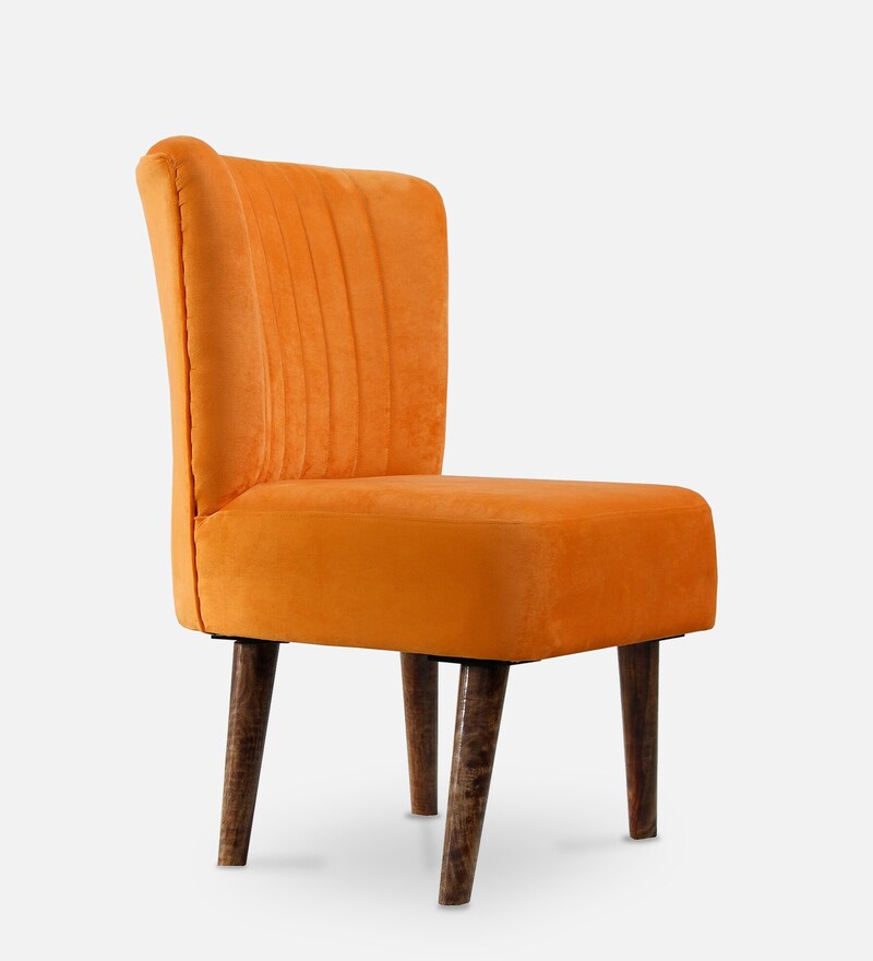 slipper chair orange