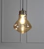 Frosted Lacerta Yellow Glass Hanging Light