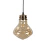 Frosted Lacerta Yellow Glass Hanging Light