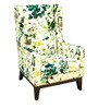 LaCosy Fabric Wing Chair in Globally Indian Colour