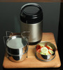 Stainless Steel & Plastic 400 ML Tiffin box