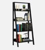 Ladder Bookshelf In Black Color
