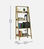 Ladder Bookshelf In Natural Finish