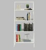 Ladder Bookshelf In White Color