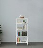 Ladder Bookshelf In White Color