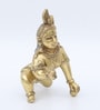 Ladoo Gopal Gold Brass Idols