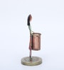 Lady Multicolour Metal Pen Stand