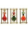 Contemporary Lady Musician S/3 Iron Wall Frame