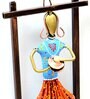 Lady Musician S/3 Iron Wall Frame