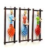 Lady Musician S/3 Iron Wall Frame