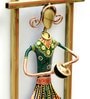 Venice Lady Musician S/3 Iron Wall Frame