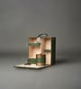Laether Portable Bar in Olive Green Colour