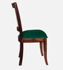 Lafon Solid Wood Dining Chair In Intense Green Color