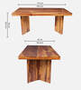 Lafon Solid Wood Dining Set In Beige Color