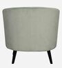Lagoa Velvet Barrel Chair in Teal Colour