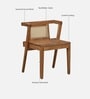Lagom Acacia Wood 2 Seater Dining Set In Natural Finish