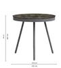 Lagori Wicker Outdoor Table & Chair Set In Dull birch Finish
