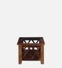 Lagos Sheesham Wood Coffee Table In Scratch Resistant Provincial Teak Finish With Glass Top