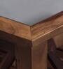 Lagos Sheesham Wood Coffee Table In Scratch Resistant Provincial Teak Finish With Glass Top