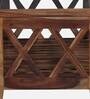 Lagos Sheesham Wood Coffee Table In Scratch Resistant Provincial Teak Finish With Glass Top