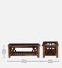 Lagos Sheesham Wood Coffee Table In Scratch Resistant Provincial Teak Finish With Glass Top